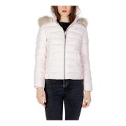 Roze Hoodie Jas Herfst/Winter Vrouwen Tommy Hilfiger , Pink , Dames