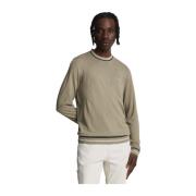 Geborduurde Crew Neck Jumper Lyle & Scott , Beige , Heren