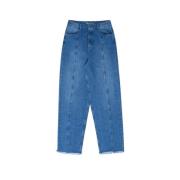 Seattle Denim Broek Blauw Allure The New Society , Blue , Dames