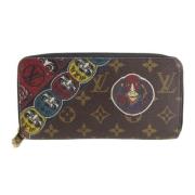 Pre-owned Canvas wallets Louis Vuitton Vintage , Brown , Dames