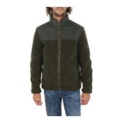 Stijlvolle Hobson Fleece Jas Barbour , Green , Heren