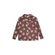 Petal Bloom Shirt The New Society , Brown , Dames