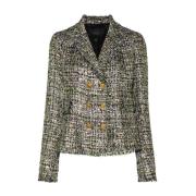 Tweed Blazer Jas Giambattista Valli , Green , Dames