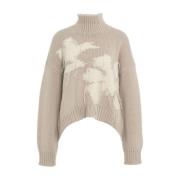 Beige Sweater Collectie Dondup , Beige , Dames