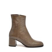 Taupe Lakleren Enkellaars L'arianna , Brown , Dames