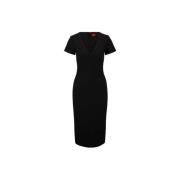 Elegante Jurk Hugo Boss , Black , Dames