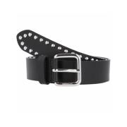 Stijlvolle Leren Riem voor Mannen Hugo Boss , Black , Dames