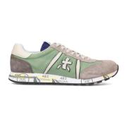 Lucy Sneakers Grijs Groen Premiata , Multicolor , Heren