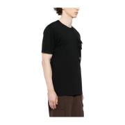 Korte Mouw T-Shirts 999 C.p. Company , Black , Heren