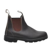 Klassieke Bruin Leren Enkellaarzen Blundstone , Brown , Heren