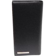 Pre-owned Leather wallets Cartier Vintage , Black , Dames