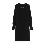 Elegante Jurk voor Speciale Gelegenheden Max Mara Studio , Black , Dam...