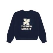 Gezellig Midnight Navy Space Woman Sweater The New Society , Blue , Da...