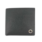 Pre-owned Leather wallets Bvlgari Vintage , Black , Heren