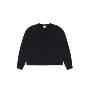 Zachte Graphite Jumper met Geribbelde Details The New Society , Gray ,...