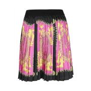 Fuchsia Rok Aw23 Versace Jeans Couture , Pink , Dames