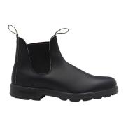 Zwarte Leren Laarzen Blundstone , Black , Heren