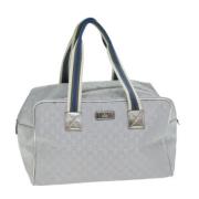 Pre-owned Canvas travel-bags Gucci Vintage , Gray , Dames