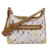 Pre-owned Canvas louis-vuitton-bags Louis Vuitton Vintage , White , Da...