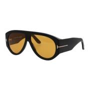 Bronson Zonnebril voor Stijlvolle Zonbescherming Tom Ford , Black , He...