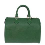 Pre-owned Leather louis-vuitton-bags Louis Vuitton Vintage , Green , D...