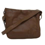 Pre-owned Leather shoulder-bags Loewe Pre-owned , Brown , Dames