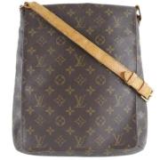 Pre-owned Canvas louis-vuitton-bags Louis Vuitton Vintage , Brown , Da...