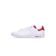 Stan Smith Lage Sneaker Wit/Rood Adidas , White , Heren