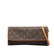 Pre-owned Canvas louis-vuitton-bags Louis Vuitton Vintage , Brown , Da...