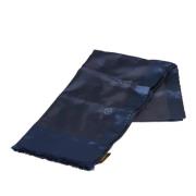 Pre-owned Canvas scarves Louis Vuitton Vintage , Blue , Dames