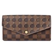 Pre-owned Canvas wallets Louis Vuitton Vintage , Brown , Dames