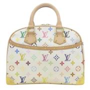 Pre-owned Canvas louis-vuitton-bags Louis Vuitton Vintage , White , Da...