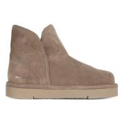 Suede Bontgevoerde Laars Panchic , Brown , Dames