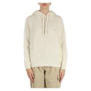 Alpaca Bouclè Hoodie Sun68 , Beige , Dames