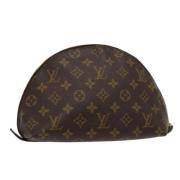 Pre-owned Canvas pouches Louis Vuitton Vintage , Brown , Dames