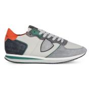 Leren en stoffen sneakers Trpx Philippe Model , Gray , Heren