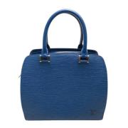 Pre-owned Leather louis-vuitton-bags Louis Vuitton Vintage , Blue , Da...