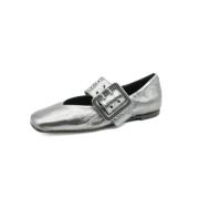 Metallic Steel Dames Schoenen Peg14 Halmanera , Gray , Dames