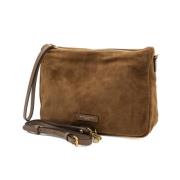 Nora Pouch Cognac Leren Tas Gianni Chiarini , Brown , Dames