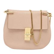 Pre-owned Leather shoulder-bags Chloé Pre-owned , Pink , Dames