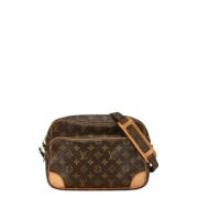 Pre-owned Canvas louis-vuitton-bags Louis Vuitton Vintage , Brown , Da...