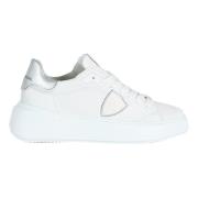 Leren Sneakers Tres Temple Philippe Model , White , Dames