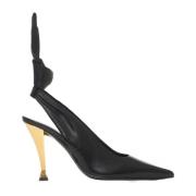 Zwarte Boog Slingback Pumps Givenchy , Black , Dames