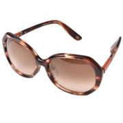 Pre-owned Plastic sunglasses Bottega Veneta Vintage , Brown , Dames