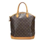 Pre-owned Canvas totes Louis Vuitton Vintage , Brown , Dames