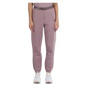 Katoenen Sportieve Broek Natural Ventus 7 Emporio Armani EA7 , Pink , ...