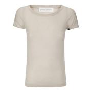 Kasjmier Bootnek T-shirt Extreme Cashmere , Beige , Dames