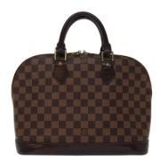 Pre-owned Canvas louis-vuitton-bags Louis Vuitton Vintage , Brown , Da...