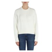 Speciale Serie Viscose Blend Sweater Elisabetta Franchi , White , Dame...