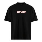 Ronde Logo Skate Tee Off White , Black , Heren